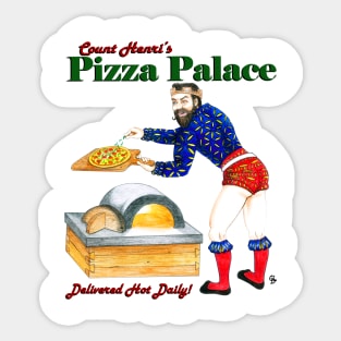 Count Henri's Pizza Palace Sticker